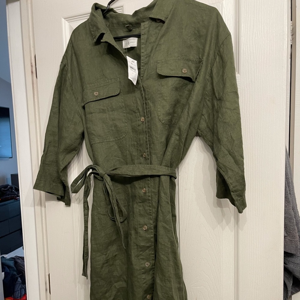 Green Causal Dress